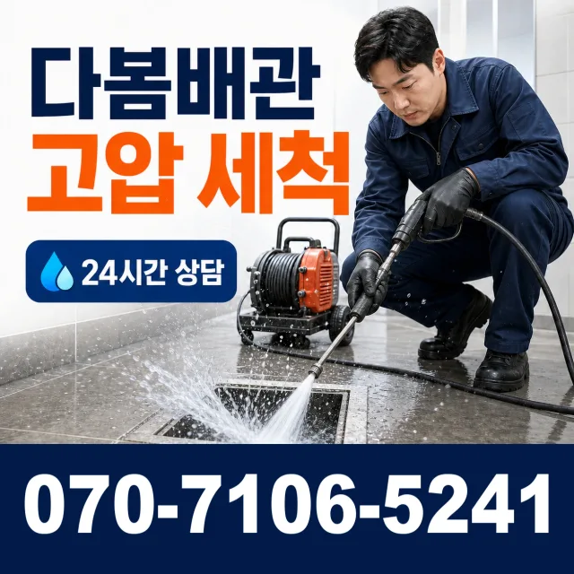 전남광주 영암군 학산면 신덕길 배관고압세척 상담 이미지 4